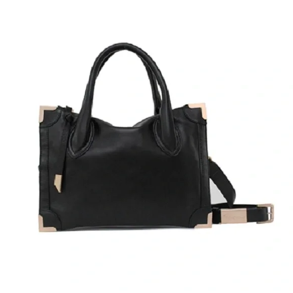 Fall Fashion black satchel bag - Picture 5 of 5